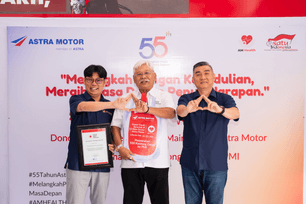 Rayakan HUT ke-55, Astra Motor Salurkan 550 Kantong Darah di 12 Wilayah Indonesia